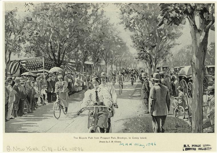 Bicycle path, 1896