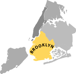 Map of 5 Boroughs of NYC