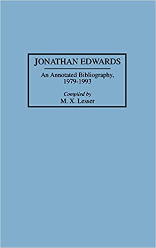 Cover, Jonathan Edwards: An Annotated Bibliography