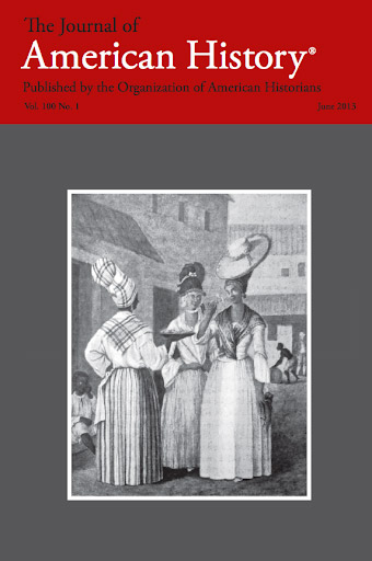 Cover, Journal of American History, 2013