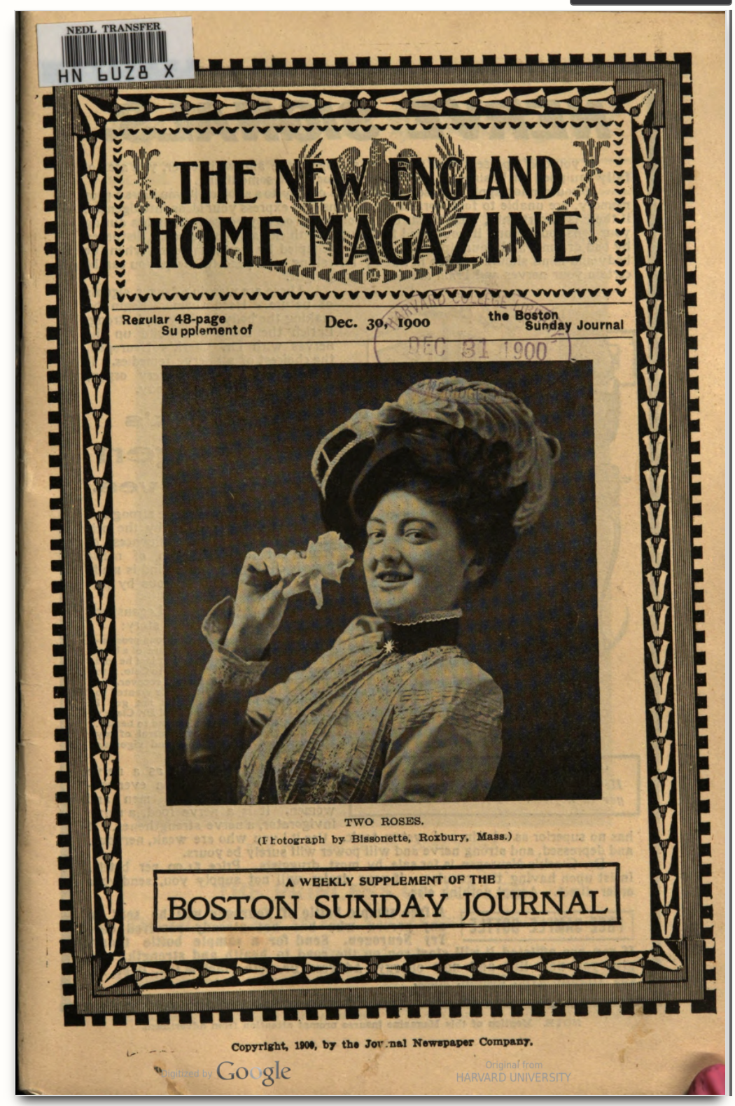 Cover, The New England Home Magazine