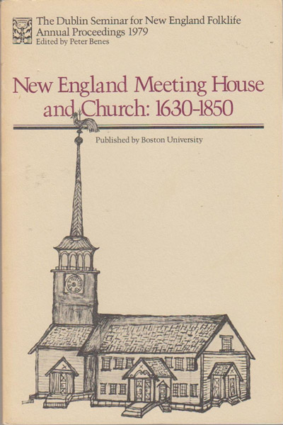 Cover, New England Meeting House and Church