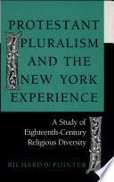 Cover, Protestant Pluralism and the New York Experience