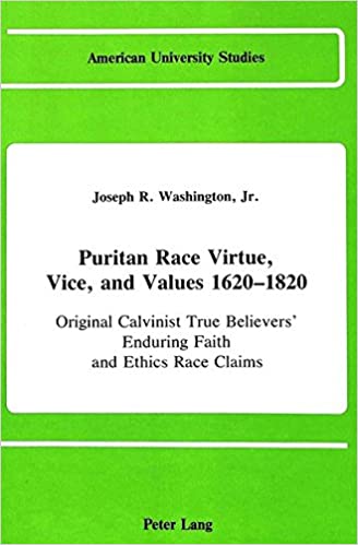 Cover, Puritan Race Virtue, Vice, and Values, 1620-1820