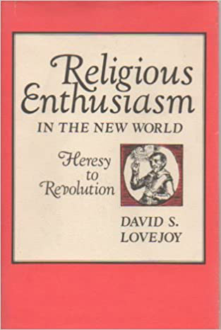 Cover, Religious Enthusiasm in the New World