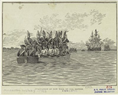 Evacuation of New York by the British