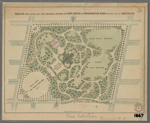 Fort Greene Park map