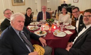 Members gather for our Fall Harvest Dinner