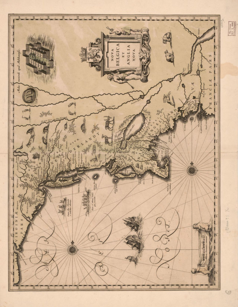 Map of Massachusetts Bay Colony